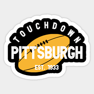 Pittsburgh Football Team Sticker